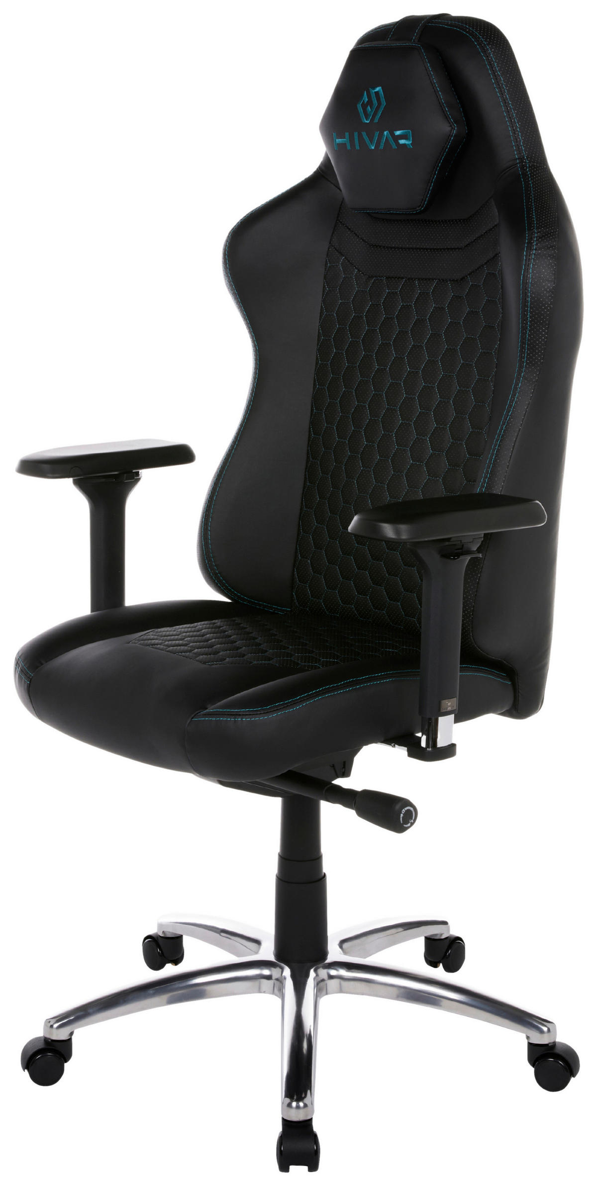 ORBICAL Onyx Silver Schwarz, Türkis, Silberfarben Metall, Textil   - Türkis/Silberfarben, LIFESTYLE, Textil/Metall (79/142/77cm) - HIVAR