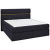 BOXSPRINGBETT 180/200 cm  in Graphitfarben, Eichefarben  - Eichefarben/Schwarz, KONVENTIONELL, Holz/Kunststoff (180/200cm) - Dieter Knoll