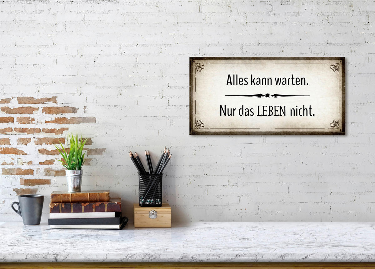 DEKOPANEEL Text 20/40/0,3 cm  - Multicolor, Basics, Holz (20/40/0,3cm)