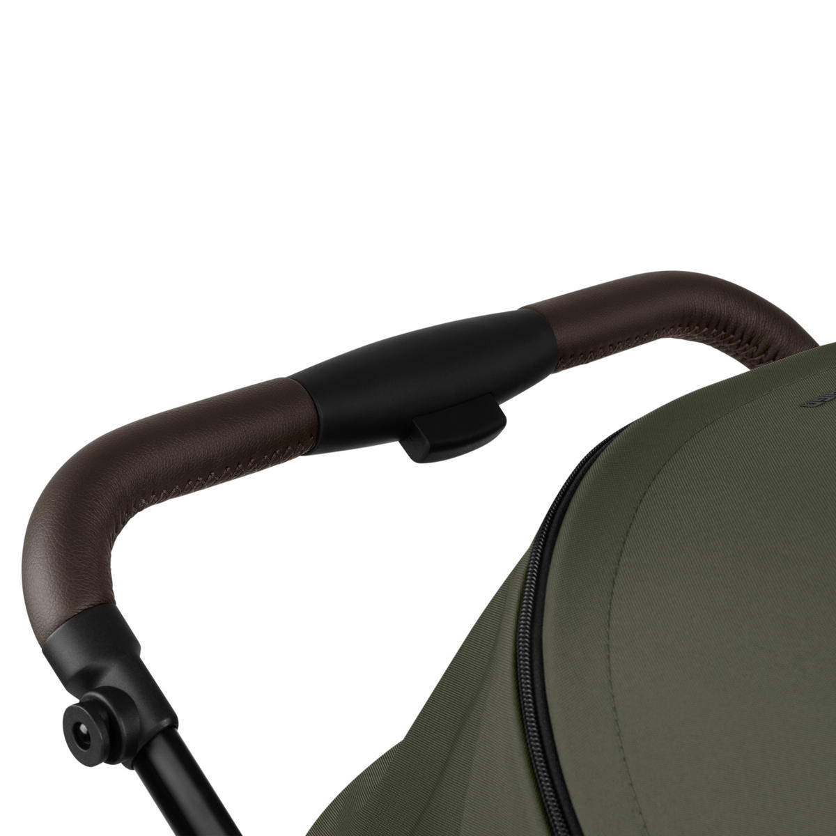 KINDERWAGENSET  Salsa Core All in One  Olive  - Dunkelgrün/Schwarz, Basics, Textil/Metall (63/123/97cm) - ABC Design