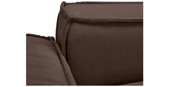 SCHLAFSOFA Webstoff Braun - Schwarz/Braun, KONVENTIONELL, Kunststoff/Textil (256/83/115cm) - Carryhome