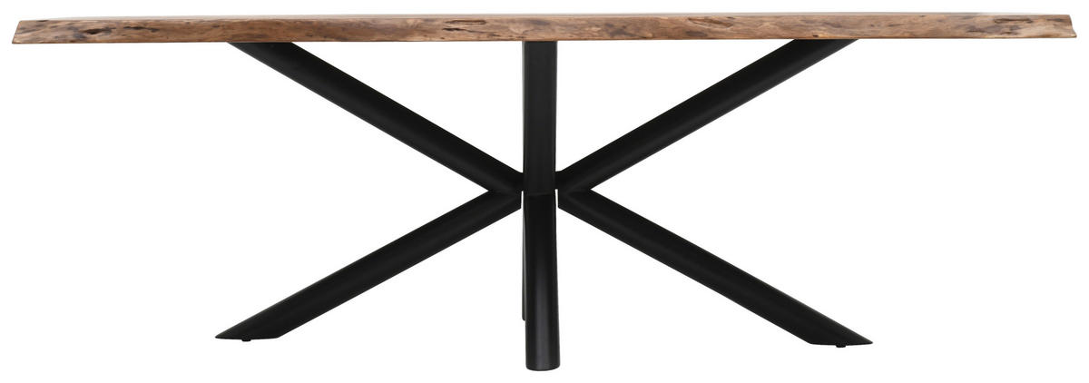 TISCHGESTELL Schwarz  - Schwarz, Design, Metall (160/75/72cm) - Landscape