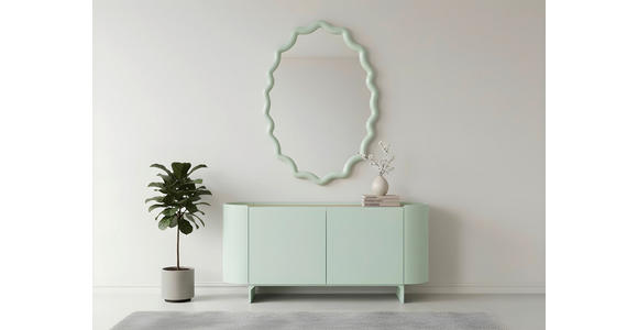 SIDEBOARD 160/75/45 cm  - Eichefarben/Grün, Design, Holz/Holzwerkstoff (160/75/45cm) - Novel