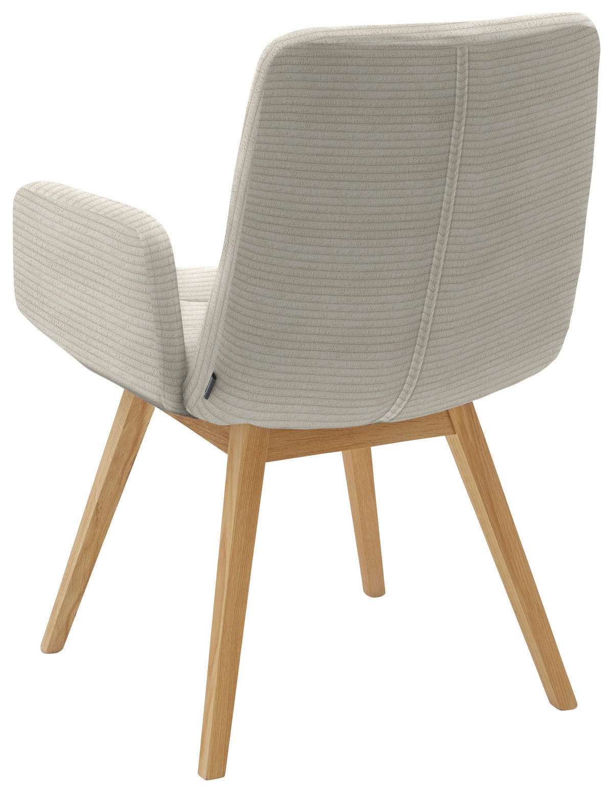 ARMLEHNSTUHL  in Cord  - Naturfarben, Design, Holz/Textil (61/88/66cm) - Dieter Knoll