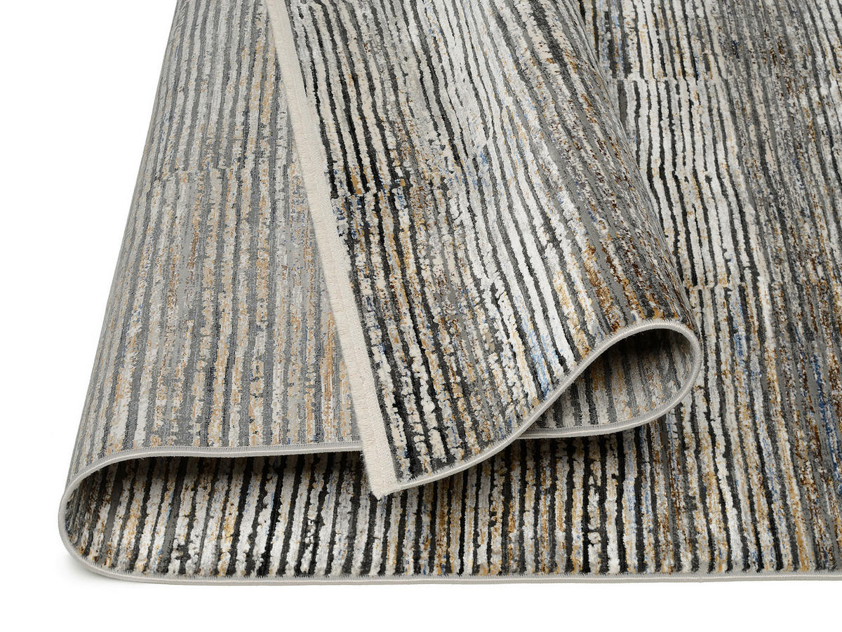WEBTEPPICH 160/230 cm Colorado Stripe  - Beige/Schwarz, Design, Textil (160/230cm) - Musterring