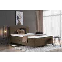 BOXBETT 140/200 cm  in Braun  - Schwarz/Braun, Design, Holz/Holzwerkstoff (140/200cm) - Xora