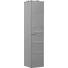 SEITENSCHRANK 35/162,5/37 cm - Eichefarben/Alufarben, Design, Glas/Holzwerkstoff (35/162,5/37cm) - Novel SEITENSCHRANK 35/162,5/37 cm - Eichefarben/Alufarben, Design, Glas/Holzwerkstoff (35/162,5/37cm) - Novel