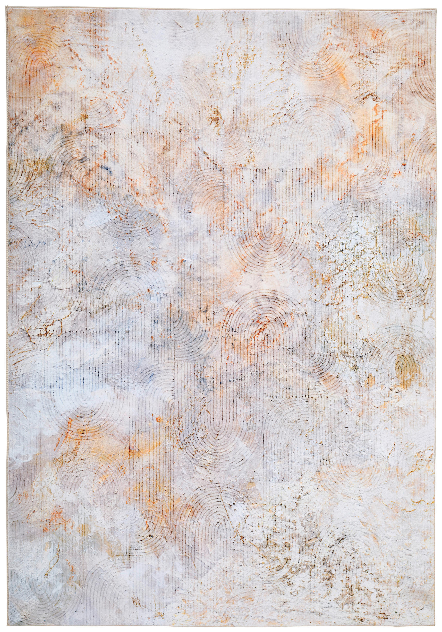 Novel Webteppich Mehrfarbig, Orange 140x200 cm