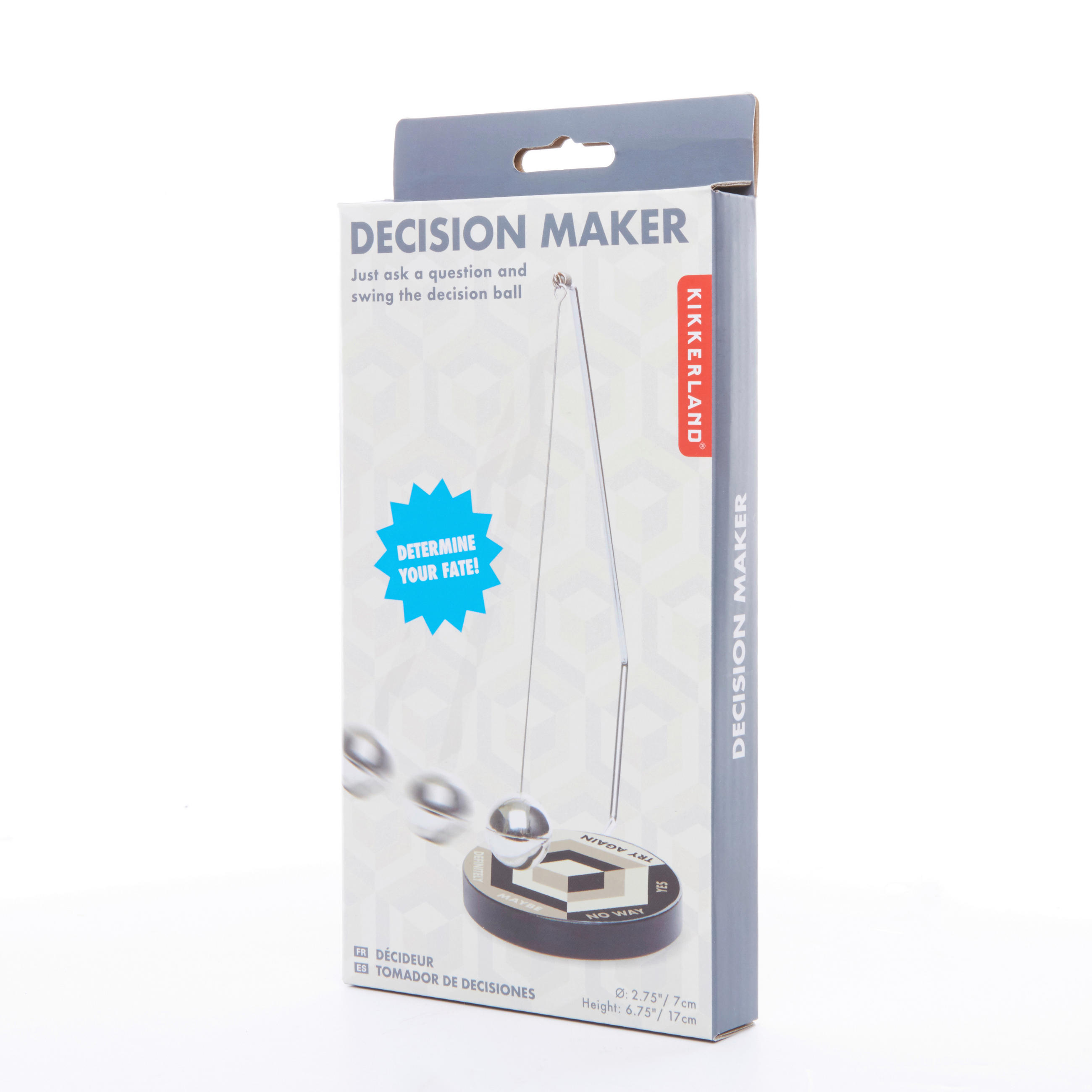 UKRASNA IGRA - srebrna, Osnovno, metal/plastika (2,2/22,6/11cm) - Kikkerland