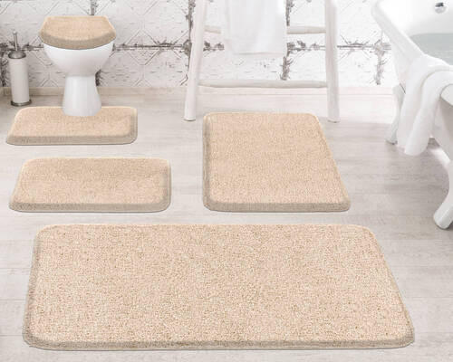 BIDET-VORLEGER Beige 50/60 cm  - Beige, Basics, Kunststoff/Textil (50/60cm) - Grund