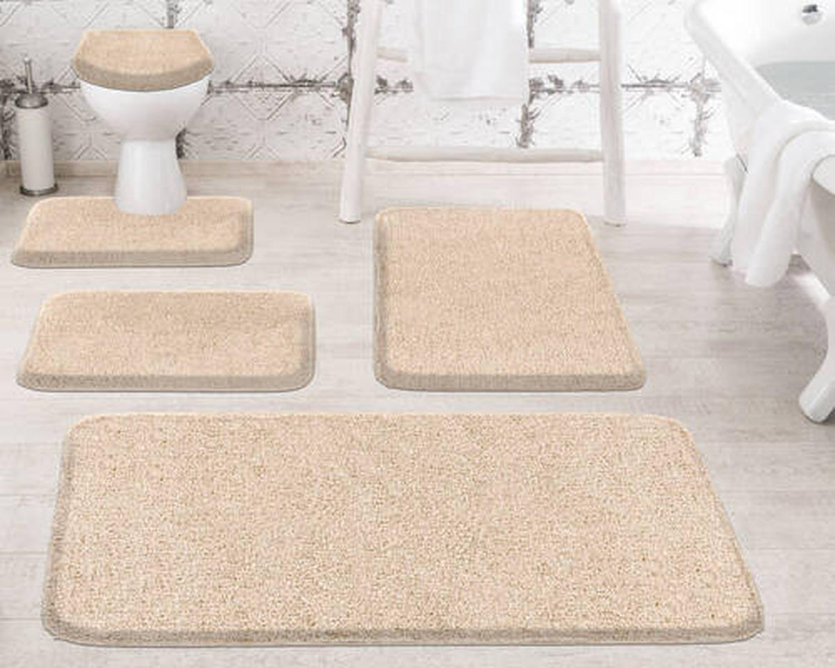 WC PREDLOŽKA, 50/60 cm - béžová, Basics, textil/plast (50/60cm) - Grund