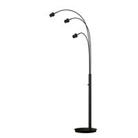 STEHLEUCHTE - Schwarz, Basics, Metall (50/190cm) - Fischer & Honsel