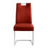 SCHWINGSTUHL Webstoff Edelstahlfarben, Rot - Edelstahlfarben/Rot, Design, Textil/Metall (46/97/59cm) - Valnatura SCHWINGSTUHL Webstoff Edelstahlfarben, Rot - Edelstahlfarben/Rot, Design, Textil/Metall (46/97/59cm) - Valnatura