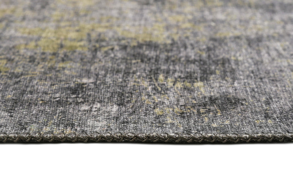 WEBTEPPICH 130/190 cm Night Hour Grau, Grün  - Grau/Grün, KONVENTIONELL, Textil (130/190cm) - Novel