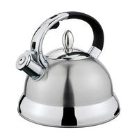 WASSERKESSEL  - Edelstahlfarben, Basics, Metall (22,5/21cm) - Cilio