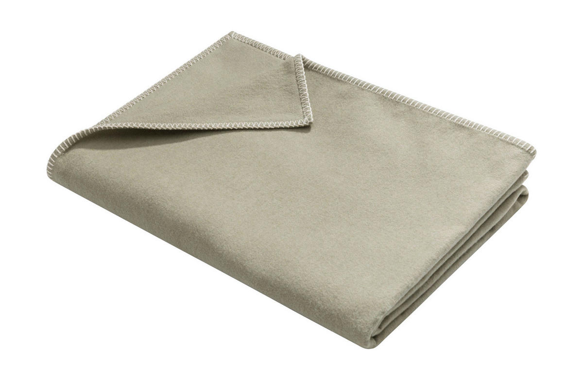 DECKE 140/200 cm  - Salbeigrün, Basics, Textil (140/200cm) - David Fussenegger