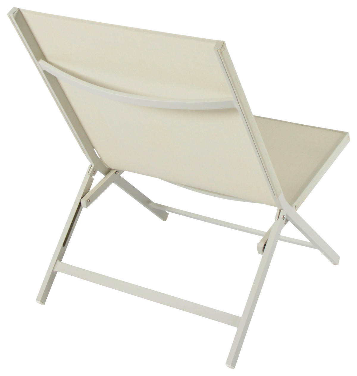 KLAPPSESSEL beschichtet Beige  - Beige, Design, Textil/Metall (80/70/88cm) - Ambia Garden