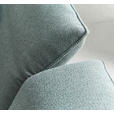 ECKSOFA Petrol Flachgewebe  - Anthrazit/Petrol, Design, Textil (280/164cm) - Ambiente