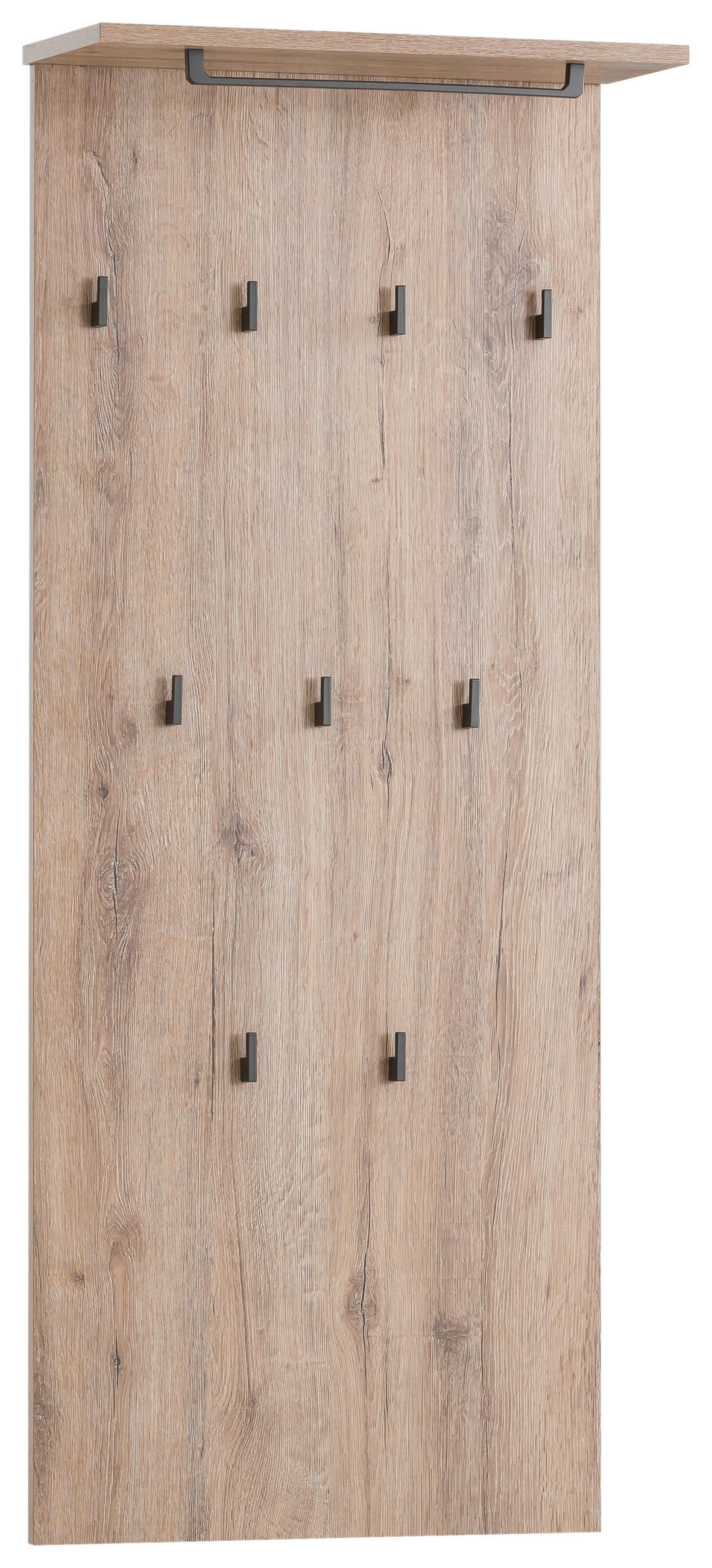 ŠATNÍ PANEL, divoký dub, 50/110,6/20,9 cm - divoký dub, Design, kompozitní dřevo (50/110,6/20,9cm) - MID.YOU