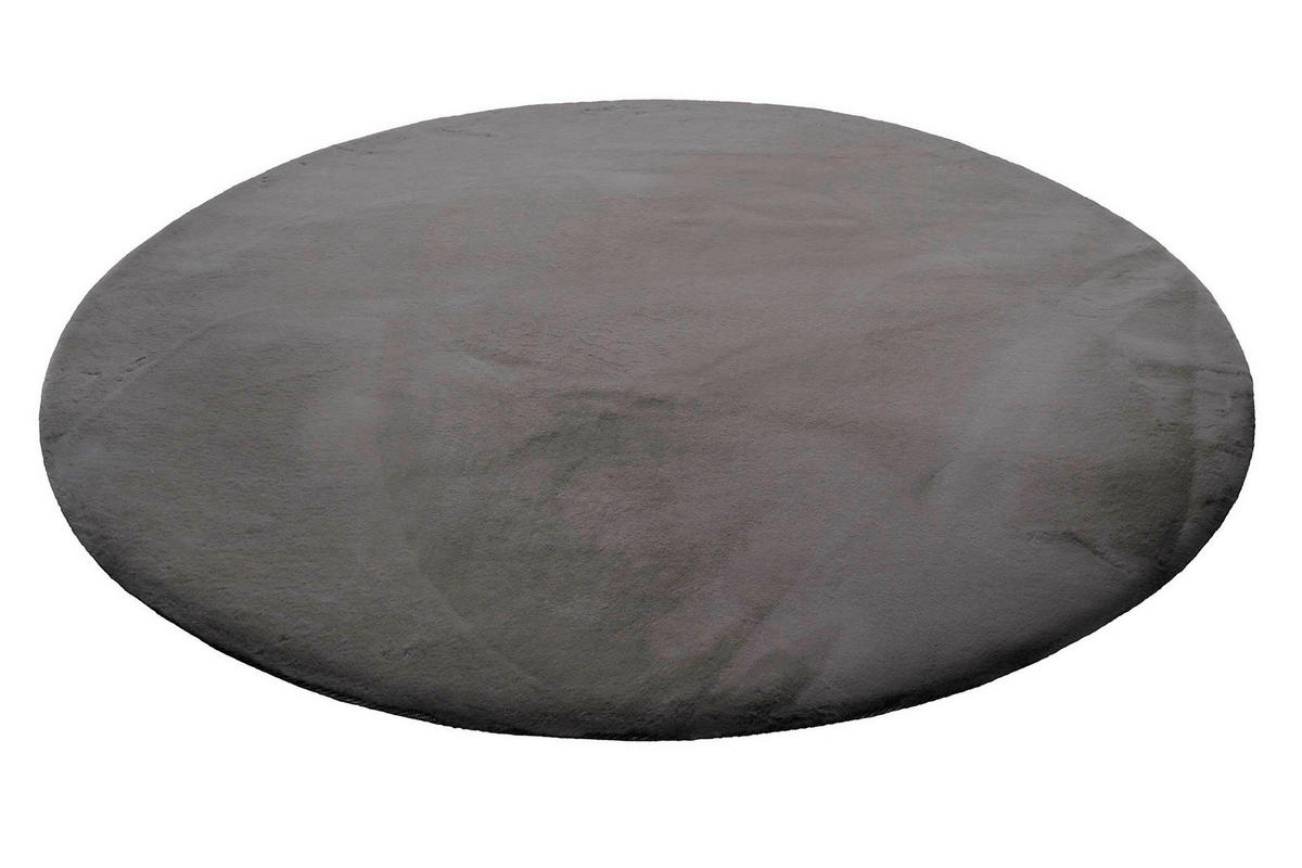 HOCHFLORTEPPICH 100 cm Anna Anthrazit  - Anthrazit, KONVENTIONELL, Textil (100cm) - WECON HOME BASIC