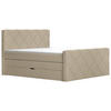 BOXSPRINGBETT 180/200 cm  in Sandfarben  - Sandfarben, KONVENTIONELL, Textil (180/200cm) - Esposa