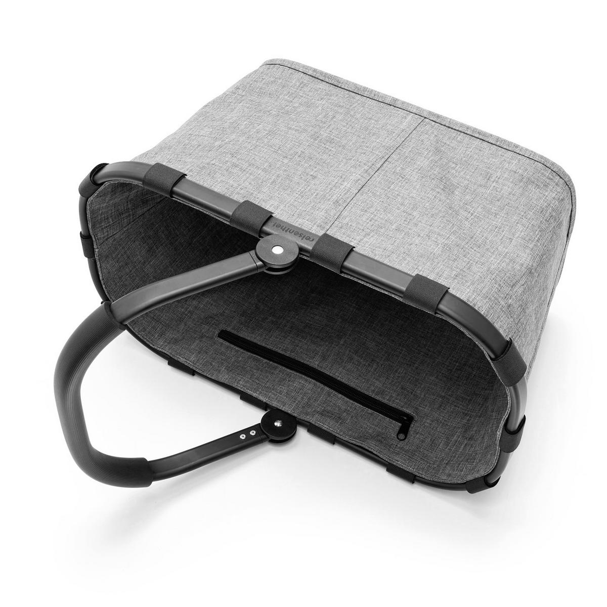EINKAUFSKORB 22 L  - Grau, KONVENTIONELL, Textil/Metall (49/29/28cm) - Reisenthel