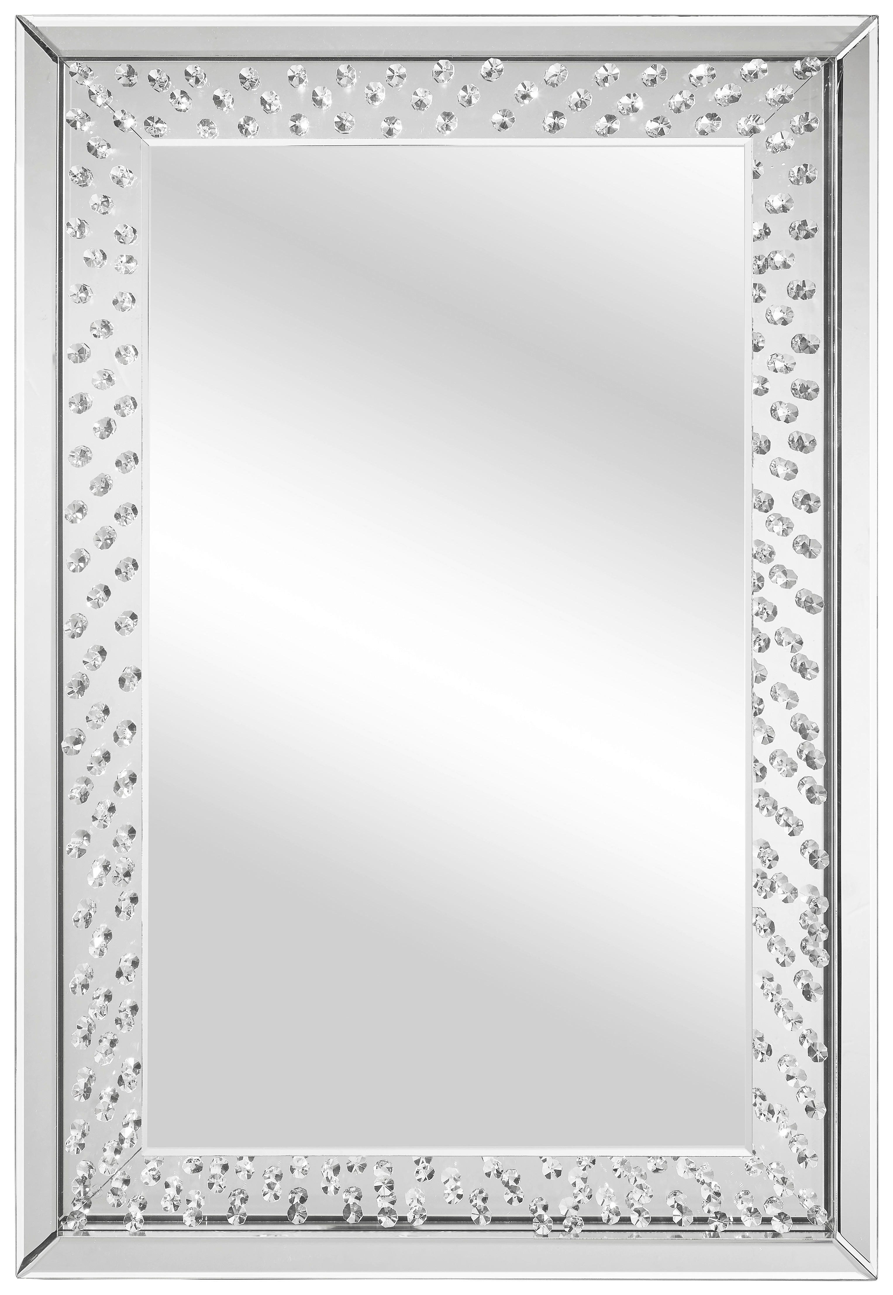 Xora NÁSTĚNNÉ ZRCADLO 60/90/5 cm - barvy stříbra