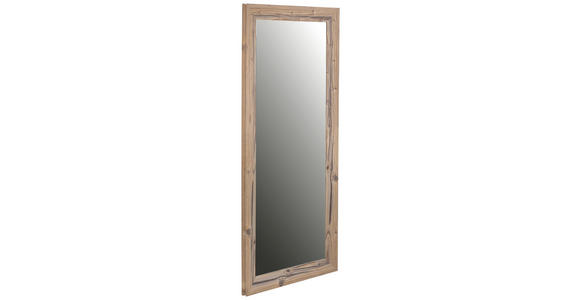 WANDSPIEGEL 50/110/2,7 cm in rechteckig - Klar/Fichtefarben, KONVENTIONELL, Glas/Kunststoff (50/110/2,7cm) - Xora