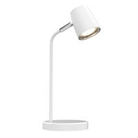 LED LAMPA NA PÍSACÍ STÔL, 14/14/35 cm - biela, Basics, kov/plast (14/14/35cm)