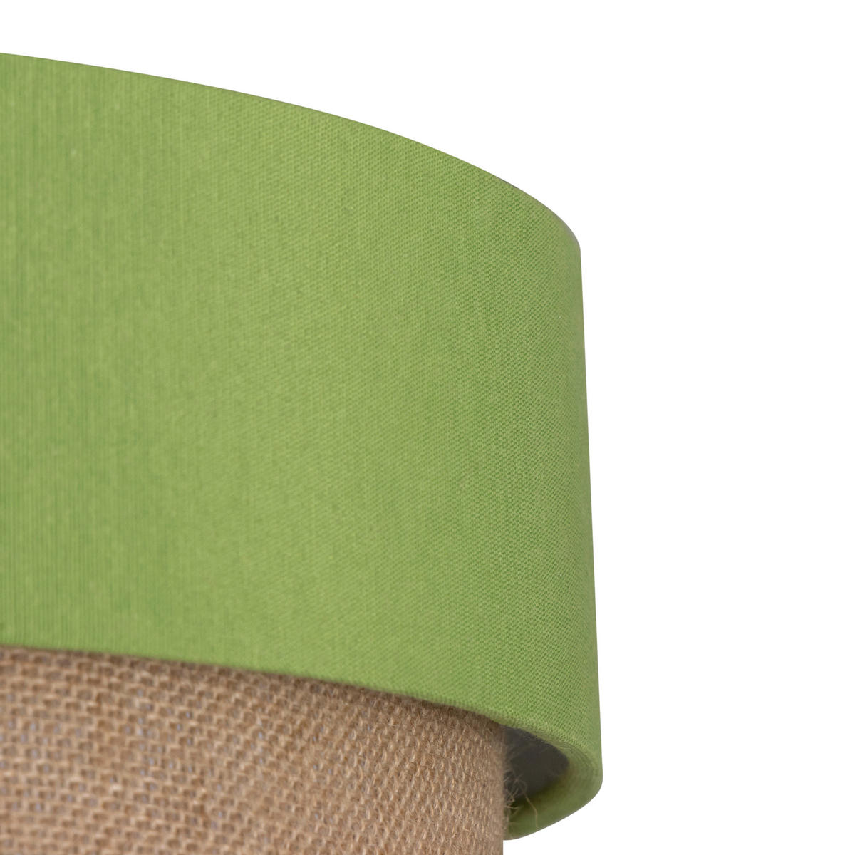DECKENLEUCHTE 37/12 cm  - Salbeigrün/Naturfarben, Trend, Kunststoff/Textil (37/12cm) - Collett's Monde