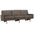 DREISITZER-SOFA in Textil Braun - Braun, Design, Holz/Textil (216/76/76cm) DREISITZER-SOFA in Textil Braun - Braun, Design, Holz/Textil (216/76/76cm)