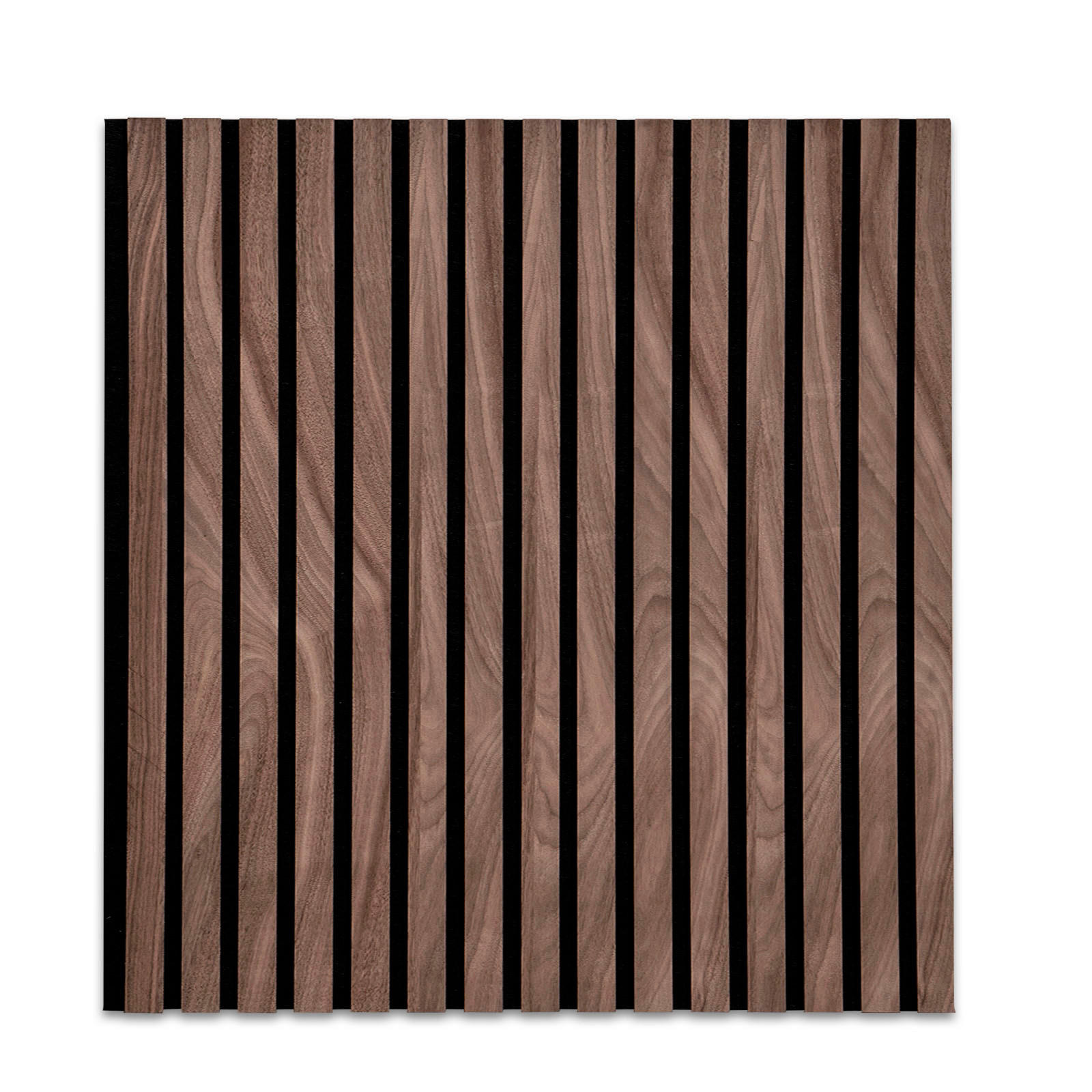 AKUSTIKPANEEL 60/60 cm  - Walnussfarben, Basics, Holzwerkstoff (60/60cm) - Floordirekt