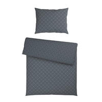 WENDEBETTWÄSCHE 2-teilig Satin 140/200 cm  - Grau, KONVENTIONELL, Textil (140/200cm) - Novel