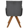 ARMLEHNSTUHL in Holz, Textil Anthrazit  - Wildeiche/Anthrazit, Design, Holz/Textil (59/87/62cm) - Johann Jakob