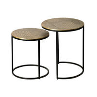 SET MIZIC, zlate barve  - zlate barve/črna, Design, kovina (40/40/48cm) - Livetastic
