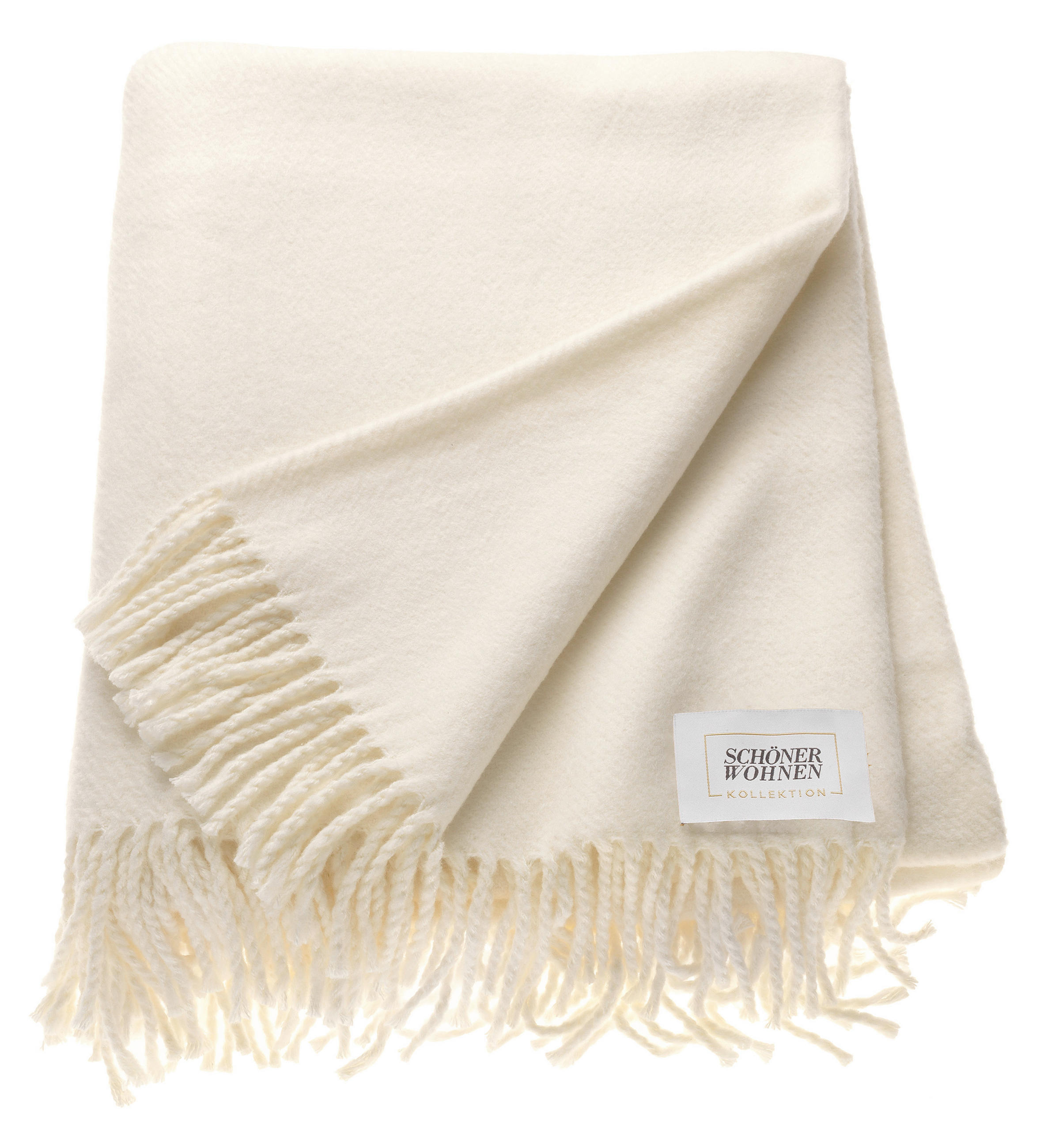 PLAID SW-BASICS  - Creme, Basics, Textil (140/200cm) - Schöner Wohnen