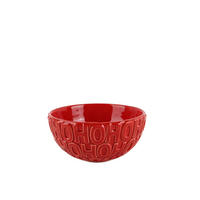 SCHÜSSEL   - Rot, LIFESTYLE, Keramik (16/7,3cm) - X-Mas