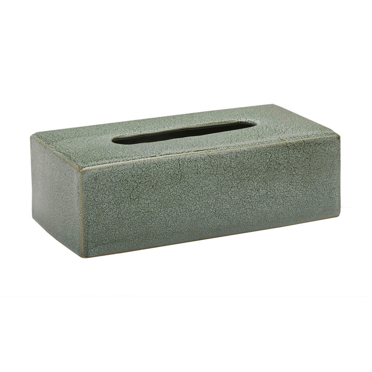 TASCHENTUCHBOX - Waldgrün, KONVENTIONELL, Keramik (26,3/13,4/8,2cm) - Aquanova