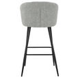 BARHOCKER in Schwarz, Graugrün  - Schwarz/Graugrün, MODERN, Textil/Metall (55/103/55cm) - Carryhome