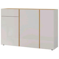 SIDEBOARD  152/103/42 cm 1 Schublade(n)  - Kaschmir/Eichefarben, KONVENTIONELL, Glas/Holzwerkstoff (152/103/42cm)