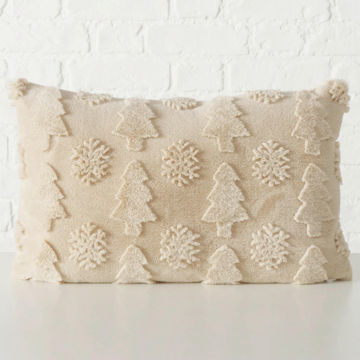 ZIERKISSEN    - Beige, Basics, Textil (48/30/15cm)