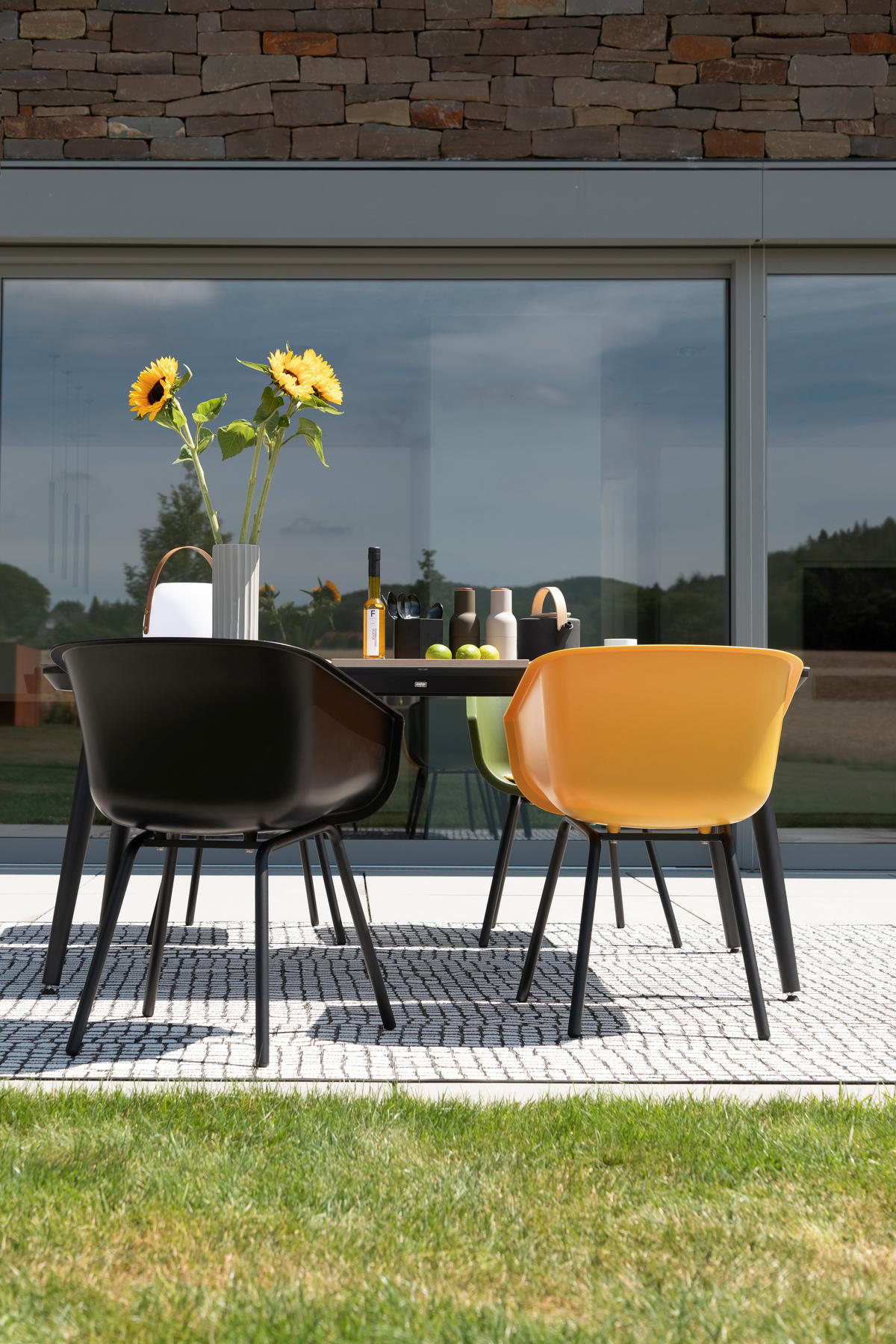 OUTDOORTEPPICH 70/140 cm Parkland Anthrazit, Beige  - Anthrazit/Beige, KONVENTIONELL, Textil (70/140cm) - Schöner Wohnen