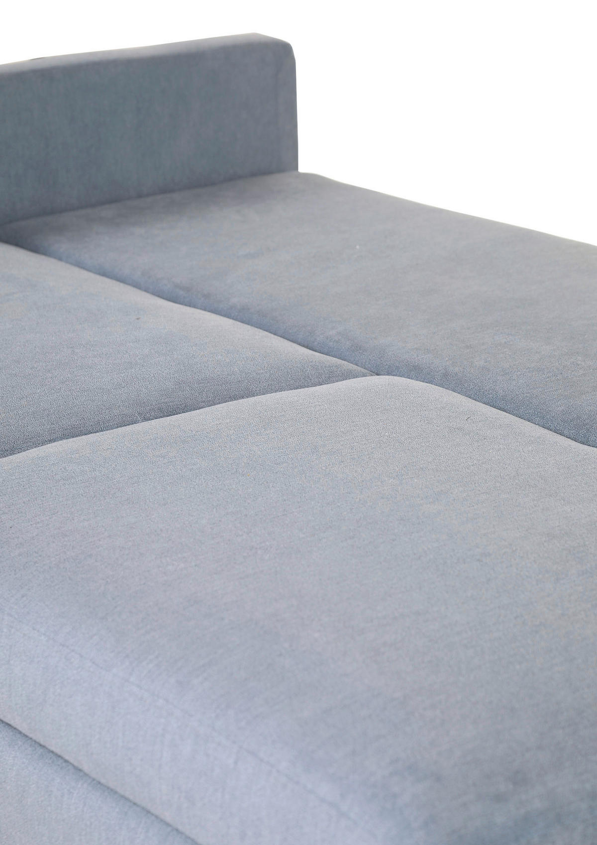 BÄDDSOFFA i flatväv ljusblå  - ljusblå/naturfärgad, Klassisk, textil (225/70/98cm) - Livetastic
