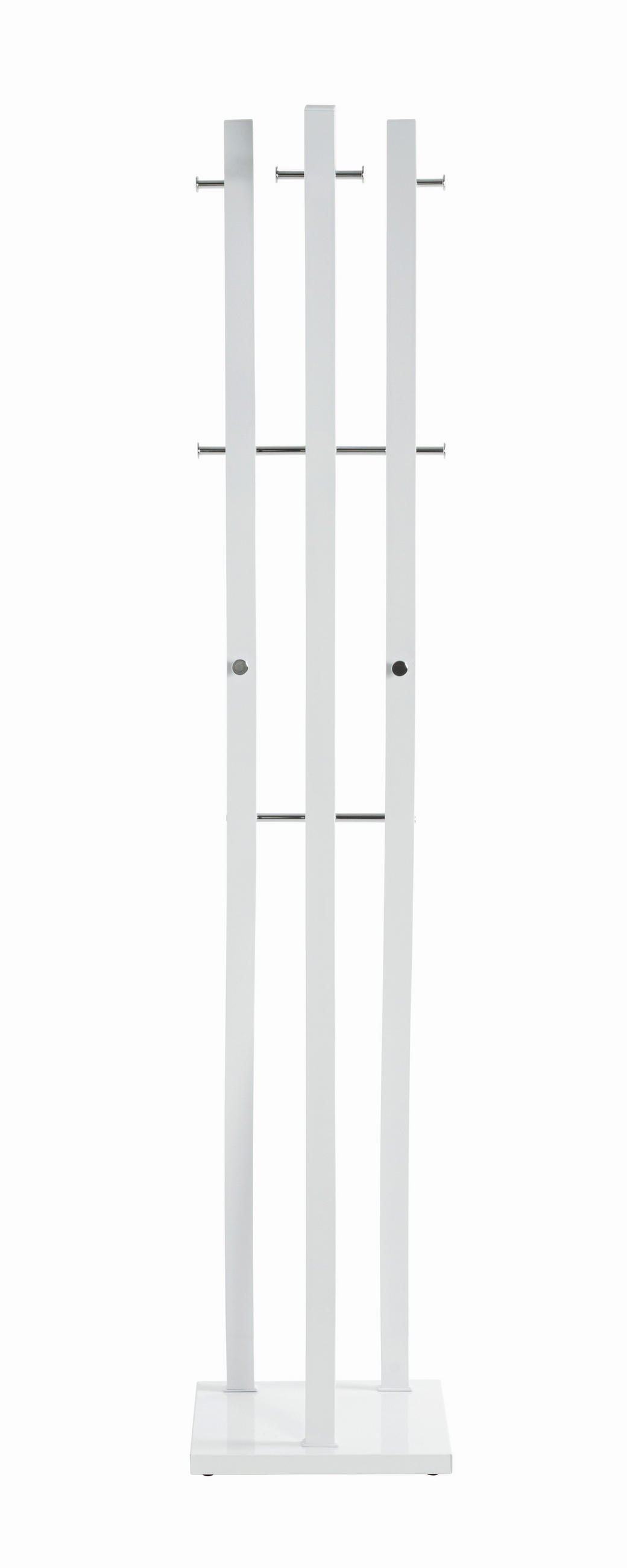 ČIVILUK  bela, boja hroma  metal  - boja hroma/bela, Dizajnerski, metal (35/180/35cm)