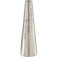 VÁZA, kov, 46.5 cm - niklová, Design, kov (15/46cm) - Ambia Home
