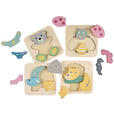 PUZZLE - Multicolor/Naturfarben, Basics, Holzwerkstoff - My Baby Lou