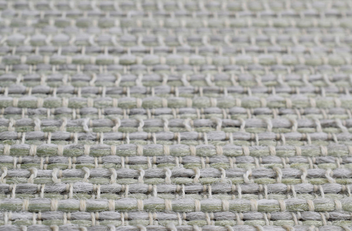 FLACHWEBETEPPICH 120/170 cm Amalfi Grün, Weiß, Hellgrün  - Weiß/Hellgrün, KONVENTIONELL, Textil (120/170cm) - Novel