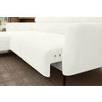 ECKSOFA  in Cord Creme  174/277 cm  - Creme/Schwarz, KONVENTIONELL, Textil/Metall (174/277cm) - Carryhome
