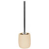 WC-BÜRSTENGARNITUR - Chromfarben/Beige, Basics, Kunststoff/Stein (10,3/41,5cm) - Kleine Wolke