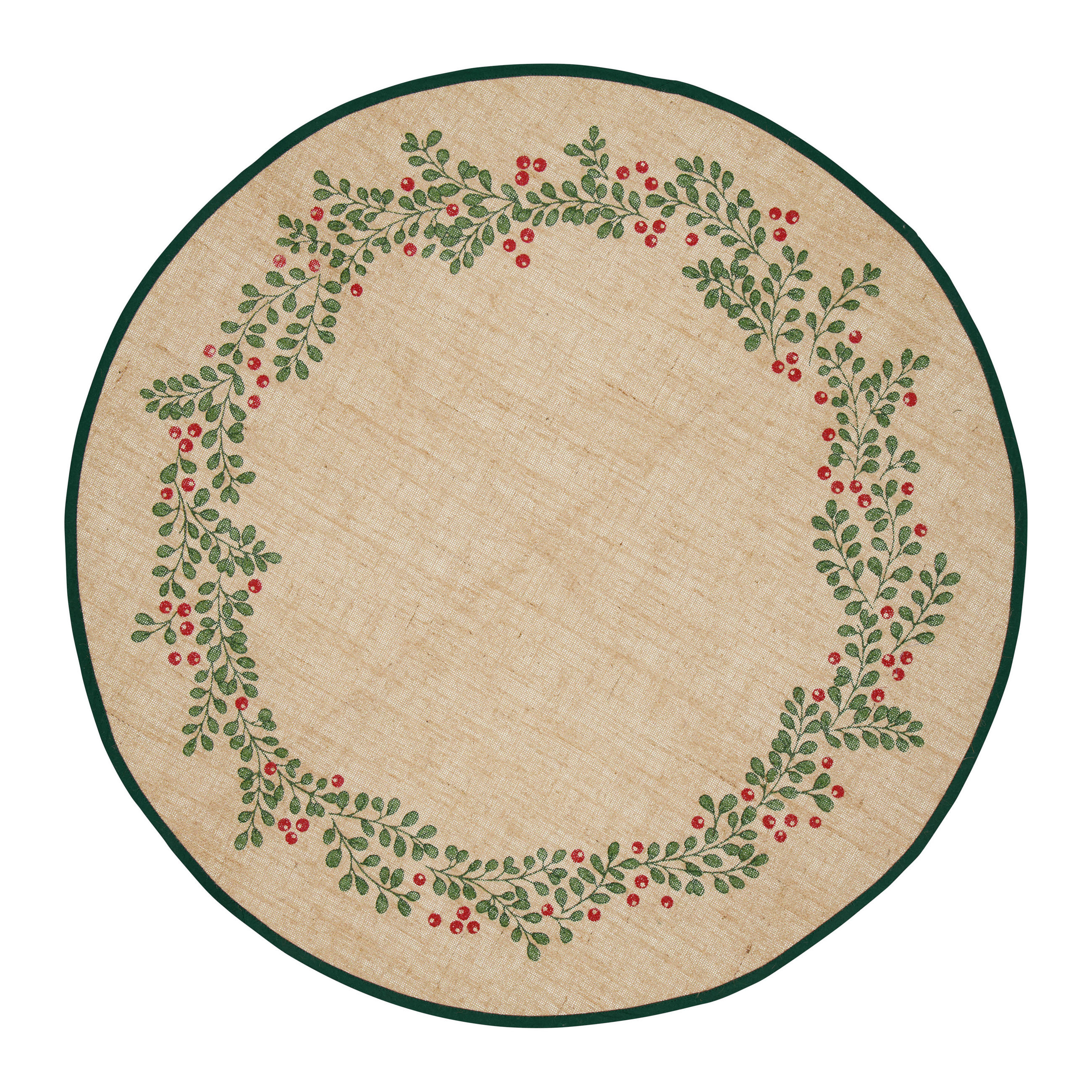 JUTEMATTA  - beige/grön, Basics, textil/plast (90cm)